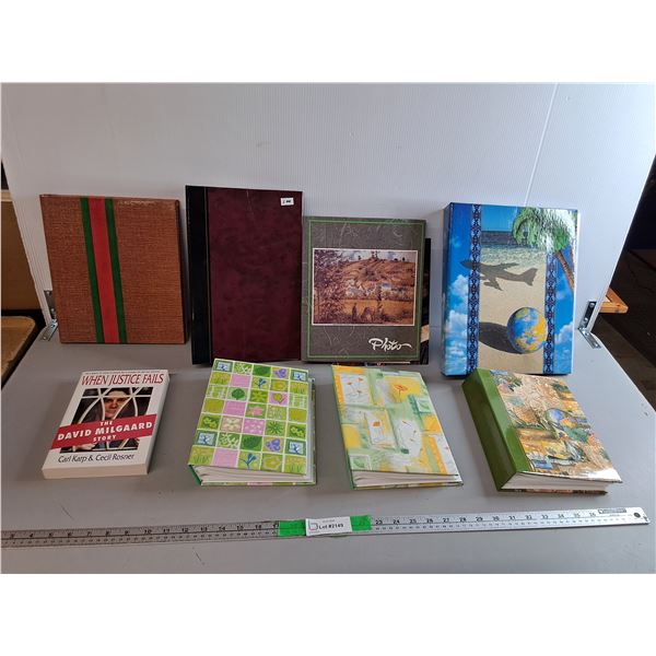(7) Photo Albums & When Justice Fails Book