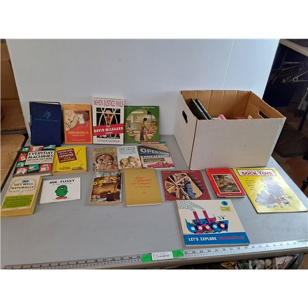 Book Lot- Mr. Fussy, Get Well Naturally, The Facts of Life, Misc.