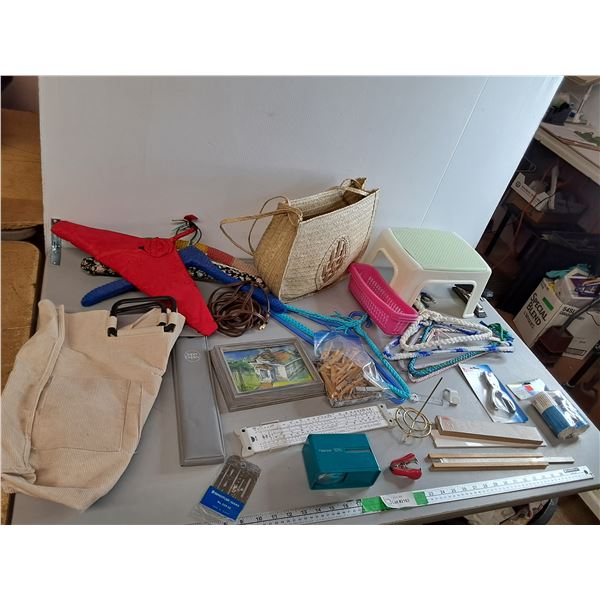 Clothespins, Clothes Hangers, Slide Rulers, Misc. Can't Ship