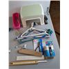 Image 2 : Clothespins, Clothes Hangers, Slide Rulers, Misc. Can't Ship