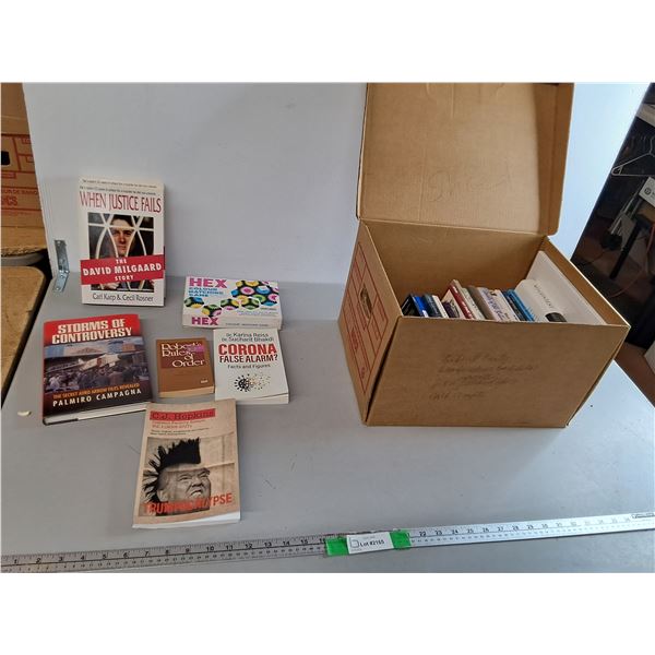 Book Lot- Trumpocalypse, Corona False Alarm?, Storms of Controversy, Misc.