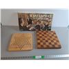 Image 1 : Masterpiece Game, Wooden Chinese Checkers & Chess Boards