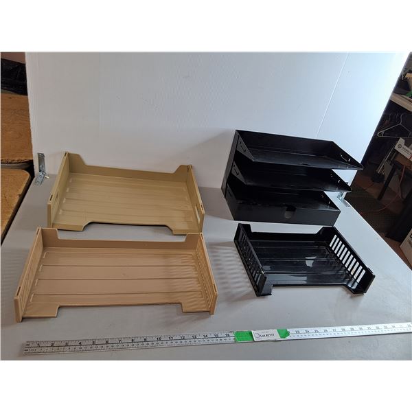 Metal & Plastic Paper Trays up to 15.5" x 8.75" x  9.75"- Can't Ship