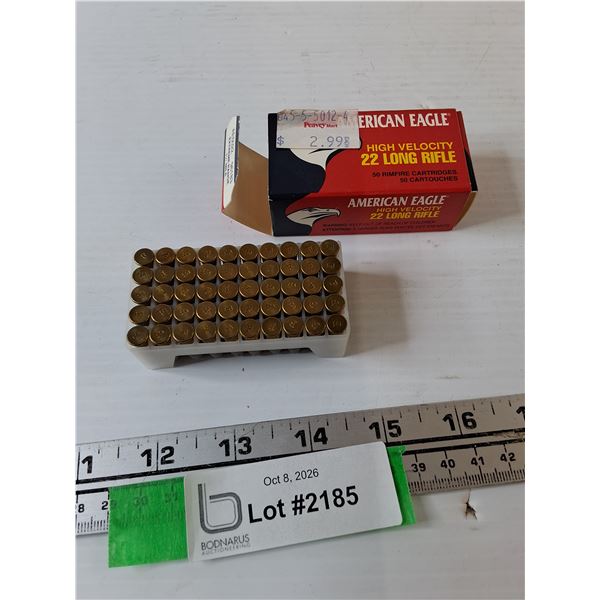 *^American Eagle .22 Caliber Long Rifle Bullets Opened Box No Shipping PAL Required