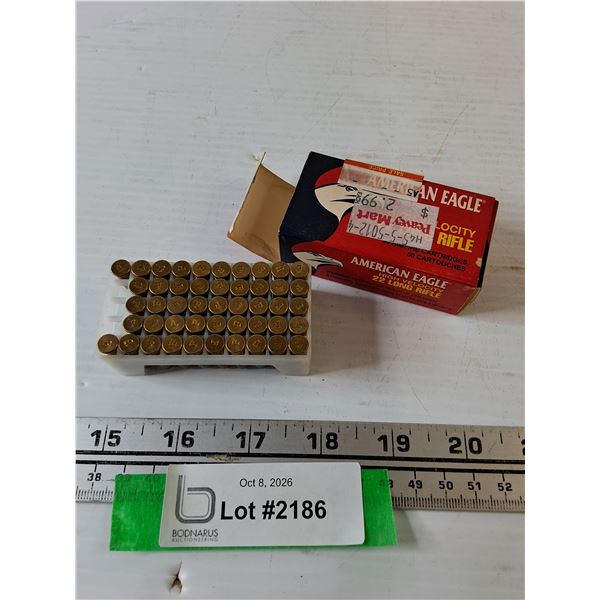 *^American Eagle .22 Caliber Long Rifle Bullets Opened Box As-Is No Shipping PAL Required