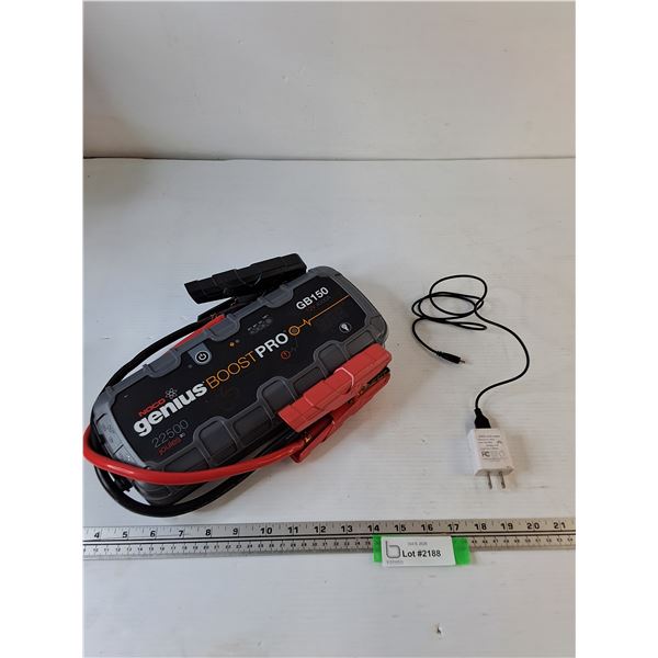 Noco Genius Boost Pro Jump Starter Powers On and Phone Charger Untested As-Is
