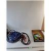 Image 1 : Blue Hose 3/8" Wide 300 PSI, (2) Booster Cables All Untested As-Is