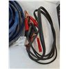 Image 5 : Blue Hose 3/8" Wide 300 PSI, (2) Booster Cables All Untested As-Is