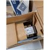 Image 5 : Arcmaster Large Lightbulb, White Shipping Labels, Outlet Pieces, Assorted Electrical Wiring Misc