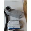 Image 3 : PVC Electrical Conduits, Type LB Pull elbows, Covers, Gaskets, Electrical Fittings, Misc