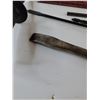 Image 7 : Drill Bits (2) Bellhanger Bits, Spade Bit, (2) Auger Bits, Prybar,
