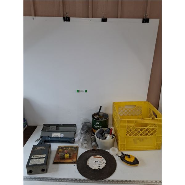 Caulking Gun, Submersible Motor Control, Plastic Pipe Parts, Electrical Misc No Shipping