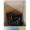 Image 3 : Assorted Electrical Parts, Plugs, Breaker Switches, (2) Metal Outlet Covers