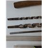Image 4 : 2" PVC Pipe, Ball-Peen Hammer, (2) Auger Drill Bits, (1) 5/8" x 18" Drill