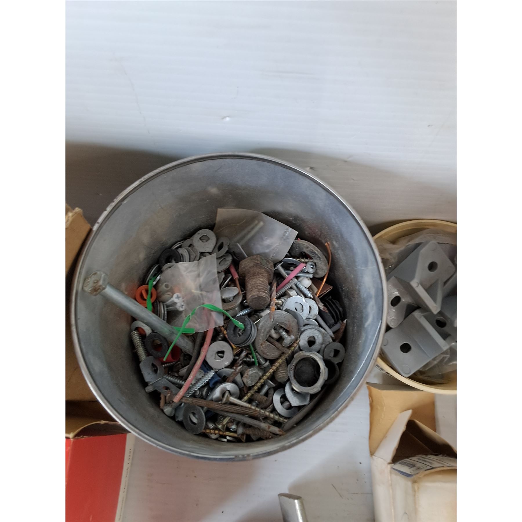 Assorted Electrical Equipment, Fuses, Washers, Lightswitches, Conduits ...