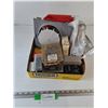 Image 10 : Assorted Electrical Parts and Screws, Bathroom Exhaust Fan Tested Works, Nails Breaker Switches Misc