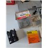 Image 3 : Assorted Electrical Parts and Screws, Bathroom Exhaust Fan Tested Works, Nails Breaker Switches Misc