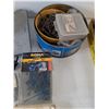 Image 5 : Assorted Electrical Parts and Screws, Bathroom Exhaust Fan Tested Works, Nails Breaker Switches Misc