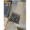 Image 8 : Assorted Electrical Parts and Screws, Bathroom Exhaust Fan Tested Works, Nails Breaker Switches Misc