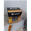 Image 4 : Assorted Electrical Misc, Oil Seal, Wire Protector, Nails, Filter Mask, Telescopic Flashlight As-Is,