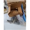 Image 7 : Assorted Electrical Misc, Oil Seal, Wire Protector, Nails, Filter Mask, Telescopic Flashlight As-Is,