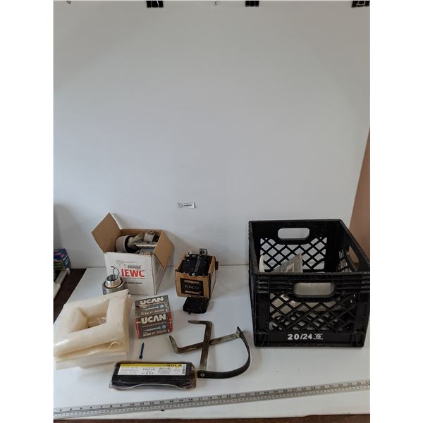 Assorted Electrical Parts, Rapid Start Ballast, Concrete Anchors, Breaker Switches, Misc No Shipping