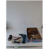 Image 1 : Threaded Lifting Eye Bolts Anchor Shackles, Grinding Disc, Makita 10mm Cordless Drill Untested As-Is