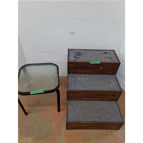 *Pet Stairs (21 x 22 x 28"), Outdoor Table (16 x 16 18"), Pickup Only