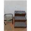 Image 1 : *Pet Stairs (21 x 22 x 28"), Outdoor Table (16 x 16 18"), Pickup Only