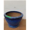 Image 1 : *Large Blue Flower Pot, Pickup Only