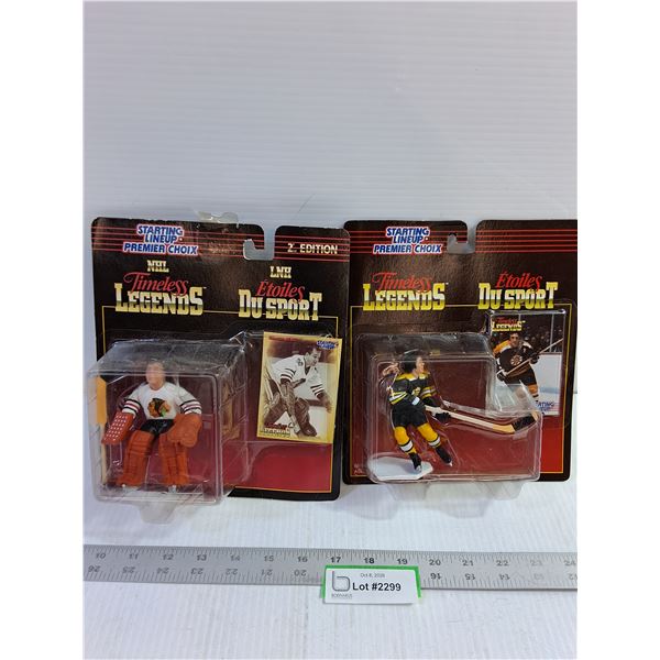 Starting Lineup Hockey Figures - Phill Esposito, Glenn Hall