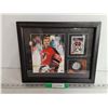 Image 1 : Framed Martin Brodeur Photo & Collector Cards 15.5" x 12.5", Cannot Authenticate