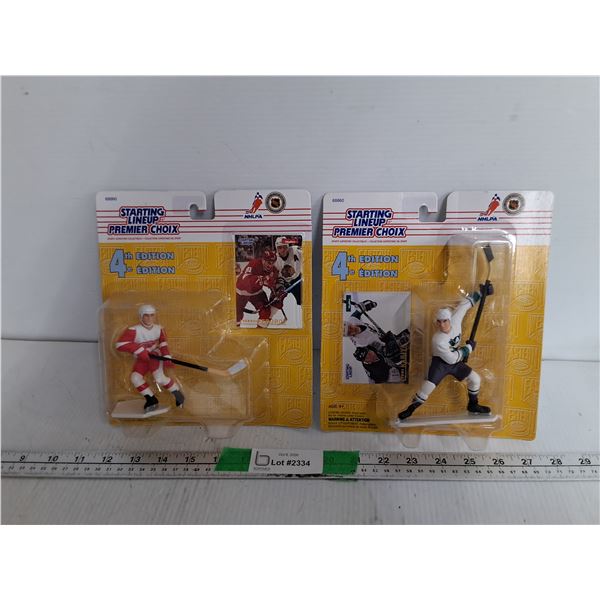 Sergei Fedorov & Paul Kariya Hockey Figurines- NIB