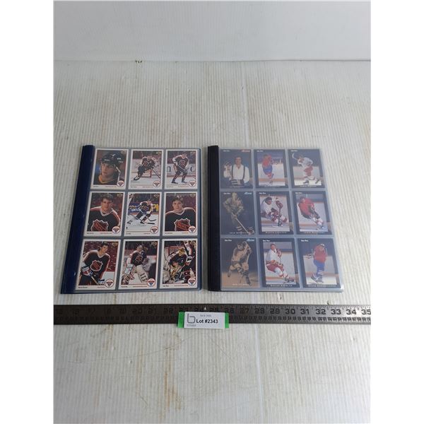 (100+) Assorted NHL Collector Cards in Folders - Cannot Authenticate