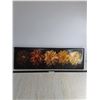 Image 1 : "Flowers" Canvas Wall Decor - 36" x 11" - Cannot Ship