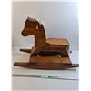 Image 1 : Wooden Rocking Horse, Pickup Only