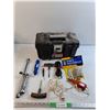 Image 1 : Husky Toolbox, Electric Pencil Engraver Powers On, Various Tools