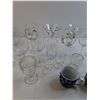 Image 3 : (7) Crystal Wine Glasses, (4) Fall Themed Cocktails Glasses, Various Glasses, Mugs