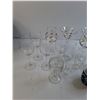Image 4 : (7) Crystal Wine Glasses, (4) Fall Themed Cocktails Glasses, Various Glasses, Mugs