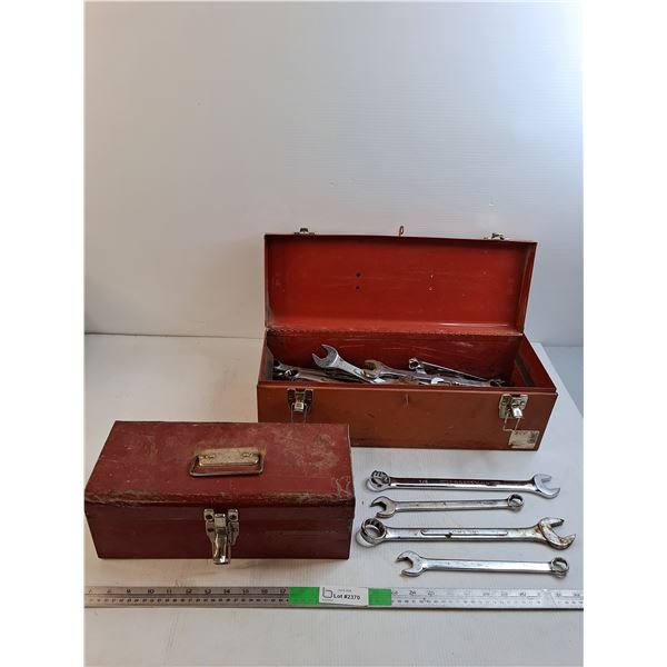 (2) Toolboxes with Various Wrenches, Pickup Only