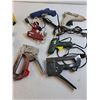 Image 6 : (4) Glue Guns As Is, (2) Staple Guns, Misc