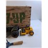 Image 4 : (4) Heavy Machinery Toys, 7 Up Wooden Crate