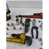 Image 3 : Portable Lamp As Is, Various Wrenches, Misc
