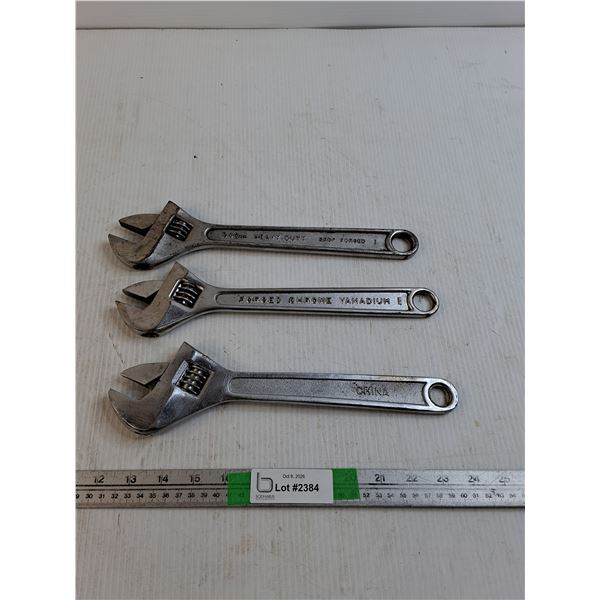 (3) Chrome Vanadium Wrenches