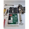 Image 3 : Ryobi Router Bits Kit, (2) Waste Baskets, Various Painting Tools, Misc