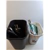 Image 5 : Ryobi Router Bits Kit, (2) Waste Baskets, Various Painting Tools, Misc