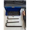 Image 3 : Motomaster Battery Tester Untested As Is, Assorted L Shaped Wrenches, Plastic Toolbox