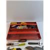 Image 4 : (2) Metal Toolboxes, Various Screw Drivers, Wrenches, Tools