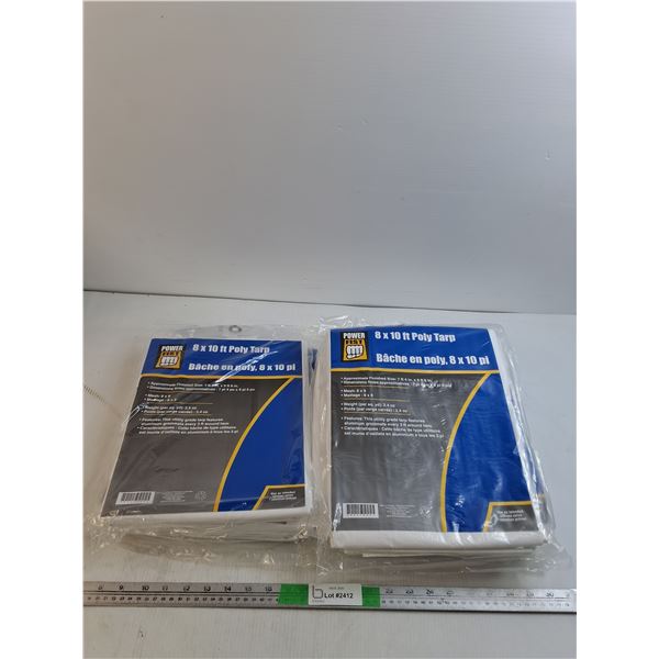 (5) Poly Tarps