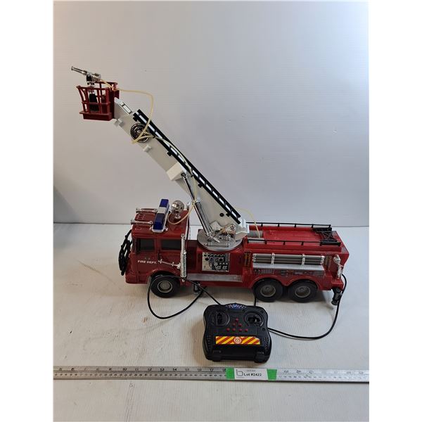 Toy Fire Truck Remote Controlled Battery Operated